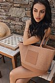 Nolah Γυναικεία Τσάντα Ώμου Sicily Brown : 6