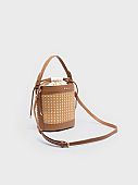 Nolah Τσάντα Χιαστί Ώμου Cannes Beige-Brown : 2
