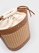 Nolah Τσάντα Χιαστί Ώμου Cannes Beige-Brown : 3
