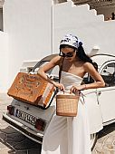 Nolah Τσάντα Χιαστί Ώμου Cannes Beige-Brown : 7
