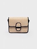 Nolah Τσάντα Χιαστί Ώμου Nice Beige-Black : 1