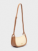 Nolah Τσάντα Χιαστί Ώμου Lyon Natural Brown : 2