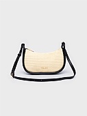 Nolah Τσάντα Χιαστί Ώμου Lyon Natural Black : 1