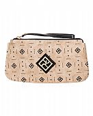 Pierro Τσαντάκι Χειρός Zoe Monogram Mocca : 1