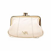 Verde Μικρό Δερμάτινο Γυναικείο Πορτοφόλι 18-1445 Beige : 1
