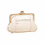 Verde Μικρό Δερμάτινο Γυναικείο Πορτοφόλι 18-1445 Beige : 2
