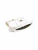 Verde Μικρό Δερμάτινο Γυναικείο Πορτοφόλι 18-1445 Ivory : 3