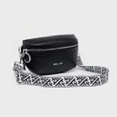 Nolah Γυναικείο Τσαντάκι Μέσης Baron Black Silver : 2