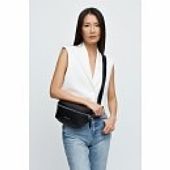 Nolah Γυναικείο Τσαντάκι Μέσης Baron Black Silver : 4