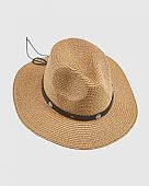 Verde Γυναικείο Ψάθινο Καπέλο 05-0807 Beige : 2