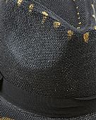 Verde Γυναικείο Ψάθινο Καπέλο 05-0831 Black : 3