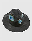 Verde Γυναικείο Ψάθινο Καπέλο 05-0829 Black : 2