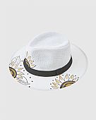 Verde Γυναικείο Ψάθινο Καπέλο 05-0826 White : 2