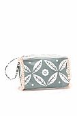 Platinum Γυναικείο Νεσεσέρ Με Boho Σχέδια 92415 Χακί : 1