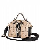 Pierro Τσάντα Χιαστί Dorcas Monogram Mocca : 1