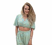Platinum Γυναικείο Top Κοντομάνικο 82501 Aqua : 1