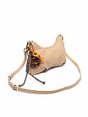 Nolah Τσάντα ώμου & χιαστί Lina Beige Light Gold : 2