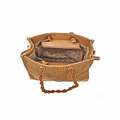 Verde Γυναικεία Τσάντα Ώμου 16-7207 Camel : 4