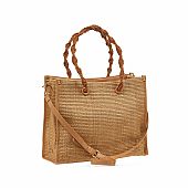 Verde Γυναικεία Τσάντα Ώμου 16-7207 Camel : 2