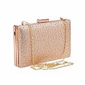 Verde Γυναικείο Τσαντάκι Βραδινό 01-1829 Rose Gold : 3