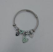 Βραχιόλι Stainless Steel Charms Καρδούλες : 2