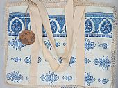 Platinum Τσάντα Θαλάσσης 22568 White Blue : 1