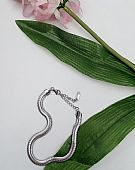 Αλυσίδα Ποδιού από ατσάλι φίδι 59053 Silver : 1