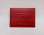 Καρτοθήκη Μικρή Γνήσιο Δέρμα 3475 Burgundy : 1