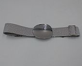 Ζώνη ασημί ελαστική με ασημί σχέδιο ZSP-25049-4 Silver : 1