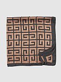 Verde Φουλάρι-Εσάρπα 03-2501 Black Brown : 2