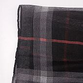 Φουλάρι-Πασμίνα Καρό 4018 Black : 2