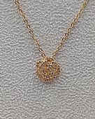 Κολιέ ατσάλινο τριανταφυλλάκι 59113 Gold : 2