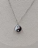 Κολιέ ατσάλινο σύμβολο Yin Yang 59115 Silver : 2