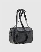 Verde Γυναικεία Τσάντα Χιαστί 16-7924 Black : 2