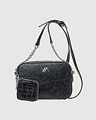 Verde Γυναικεία Τσάντα Χιαστί 16-7924 Black : 1