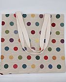 Γυναικεία υφασμάτινη Shopping Bag Πουά 8572 Multi : 1