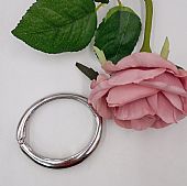 Βραχιόλι ατσάλινο ασημί 59187 Silver : 1