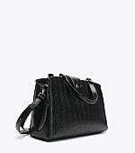 AXEL ΤΣΑΝΤΑ ΧΕΙΡΟΣ CAPRICE ΜΕ ΚΡΟΚΟ ΥΦΗ 1010-3373 BLACK 003 : 1