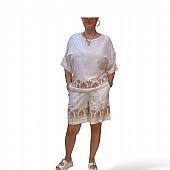 Platinum Γυναικεία Βερμούδα 12537 White : 1