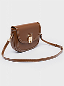 Nolah Τσάντα Χιαστί Ώμου Madrid Brown Light Gold : 2