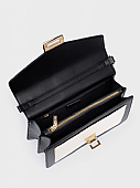 Nolah Τσάντα Χιαστί Ώμου Danny Black Cream : 3