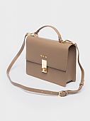 Nolah Τσάντα Χιαστί Ώμου Sevile Taupe Light Gold
 : 3