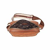 Verde Γυναικεία Τσάντα Χιαστί 16-7475 Camel : 4