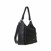 Verde Γυναικεία Τσάντα Ώμου 16-7676 Black : 2