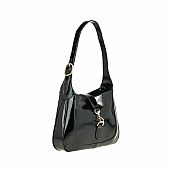 Verde Γυναικεία Τσαντα Ώμου Λουστρίν 16-7641 Black : 2