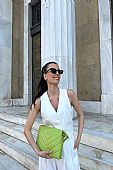 Nolah Τσάντα ώμου & χιαστί Clio Light Green : 3