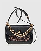 Verde Γυναικεία Τσάντα Ώμου/Χιαστί 16-8139 Animal Print Black : 1