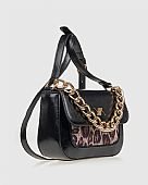 Verde Γυναικεία Τσάντα Ώμου/Χιαστί 16-8139 Animal Print Black : 2