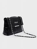 Nolah Τσάντα ώμου & χιαστί Mafalda Black Silver : 2