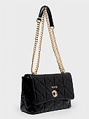 Nolah Τσάντα ώμου & χιαστί Margiela Black Light Gold : 2